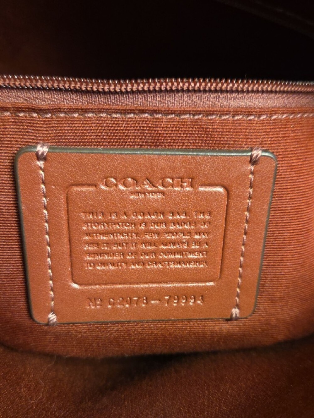 Marlon Coach Pebbled Leather Shoulder Bag and Wristlet -Taupe with Gold Hardware - Picture 5 of 12